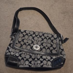 Coach Black and Gray Women's Bag